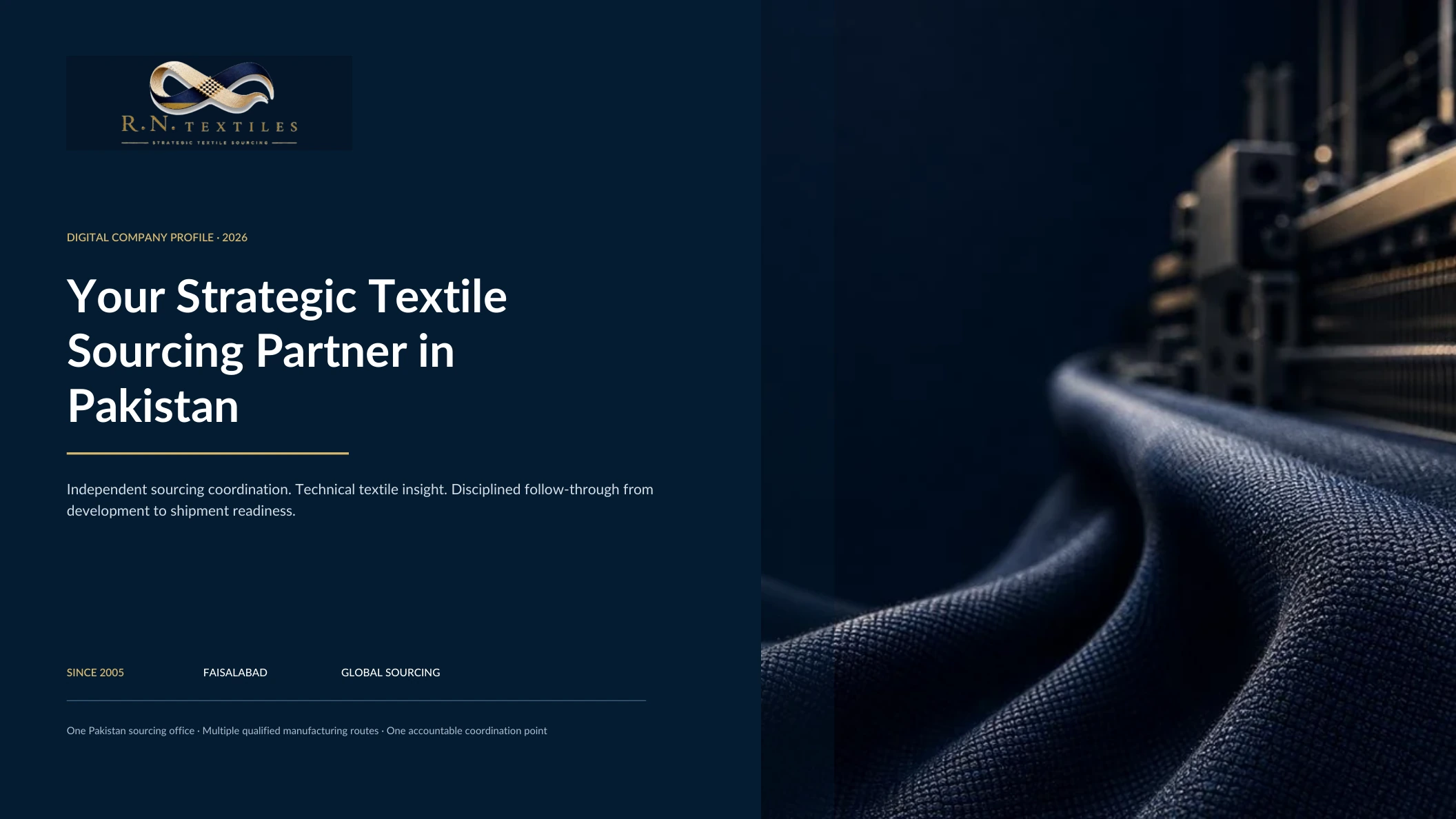R.N. Textiles Digital Profile cover preview